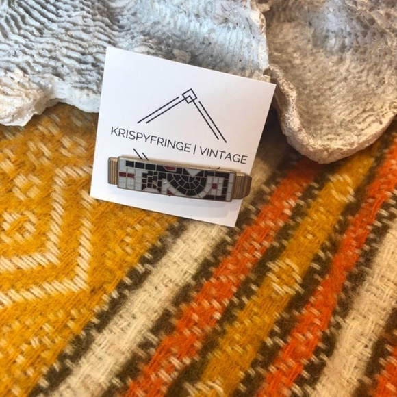 Vintage mosaic money clip